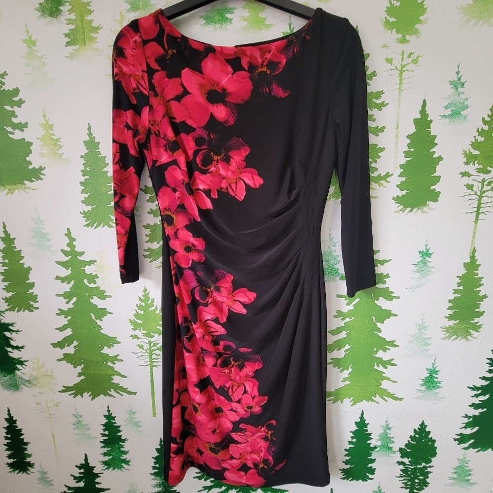 Ralph Lauren Floral Lomg Sleeve Dress.
